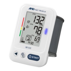 A&D UB-533 - Bloeddrukmeter pols - 2 x 60 geheugenplaatsen